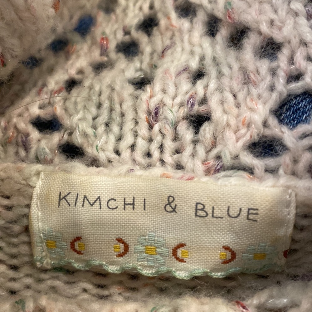 ANTHROPOLOGY KIMCHI & BLUE GORGEOUS COWL NECK SWEATER WITH DETAILS - Picture 10 of 16